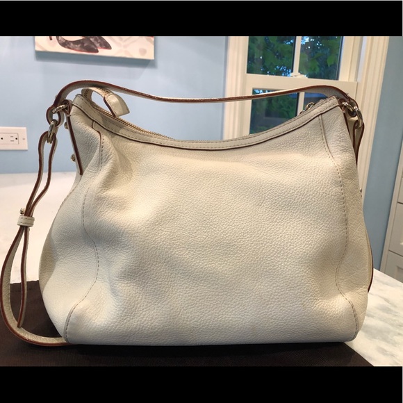 Kate Spade White Leather Shoulder/Crossbody Bag - Picture 3 of 8